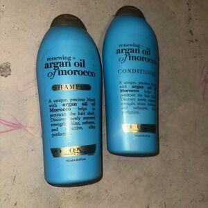 OGX Argan Oil of Morocco Moisturizer Sulfate Free Shampoo & Conditioner 25.4 oz